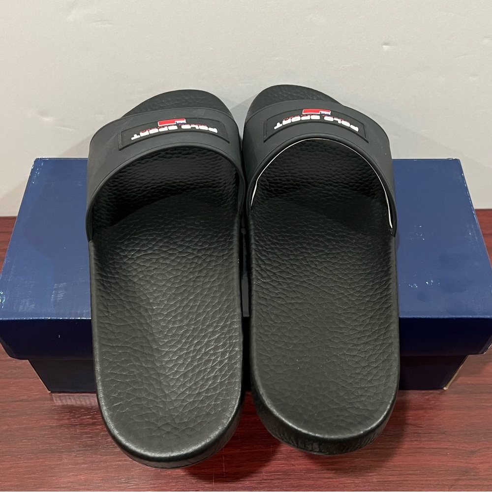 Ralph Lauren Polo Sport Slide, 809841217002, Black - Picture 6 of 11